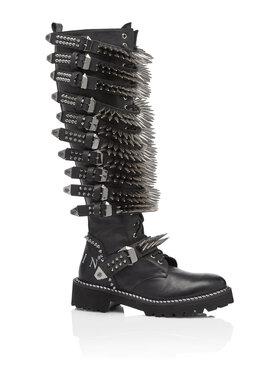 PHILIPP PLEIN PHILIPP PLEIN Kozaki 22009 Czarny
