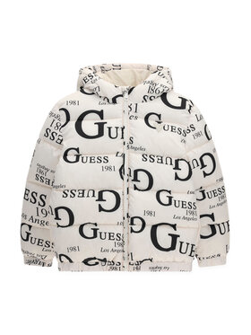 Guess Guess Kurtka zimowa H6BL05 W4160 Kremowy Oversize