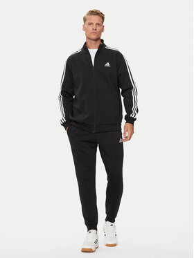 adidas adidas Tepláková souprava Basic 3-Stripes IJ6067 Černá Regular Fit