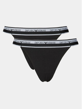 Emporio Armani Underwear Emporio Armani Underwear 2er-Set Stringtangas 164522 4R227 00020 Schwarz