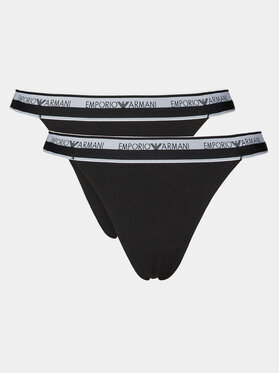 Emporio Armani Underwear Emporio Armani Underwear Komplet 2 par stringów 164522 4R227 00020 Czarny