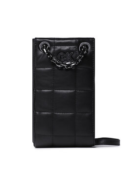 Calvin Klein Calvin Klein Pouzdro na mobil Re-Lock Quilt Phone Crossbody K60K610471 Černá