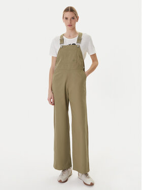 Roxy Roxy Salopetă Trail Blazer ERJWO03027 Verde Wide Leg