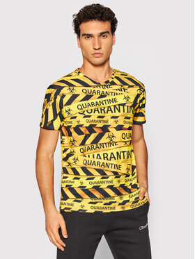 Mr. GUGU & Miss GO Mr. GUGU & Miss GO Majica Unisex Quarantine Rumena Regular Fit