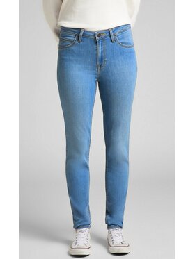 Lee Lee Jeansy Scarlett High Niebieski Skinny Fit