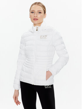 EA7 Emporio Armani EA7 Emporio Armani Übergangsjacke 8NTB23 TNF8Z 0101 Weiß Regular Fit