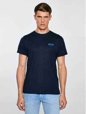BIG STAR BIG STAR T-Shirt TATISAR Granatowy Basic Fit