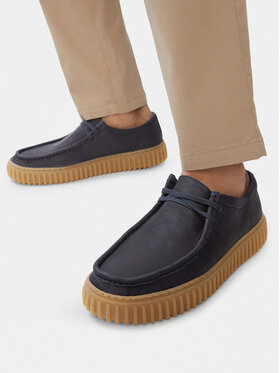 Clarks Clarks Laisvalaikio batai Torhill Lace 26186159 Tamsiai mėlyna