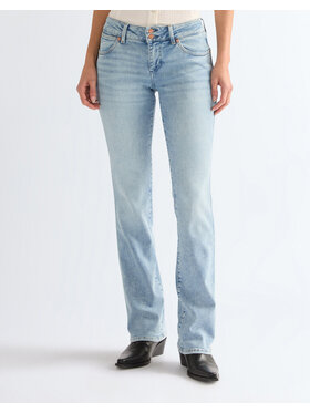Wrangler Wrangler Jeansy LOW RISE BOLD BOOT Niebieski Bootcut Fit