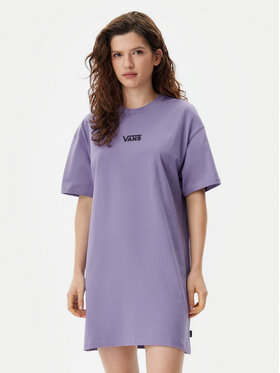Vans Vans Sukienka codzienna Center Vee VN0A4RU2 Fioletowy Oversize