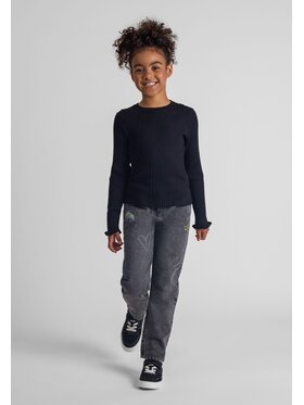 minoti minoti Sweter 26KNIT56 Czarny Slim Fit