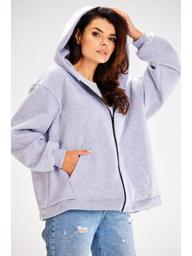 Awama Awama Mikina A610 Šedá Basic Fit