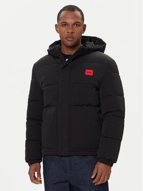 HUGO HUGO Télikabát Baro2541 50547897 Fekete Regular Fit