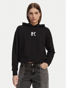 Karl Lagerfeld Jeans Karl Lagerfeld Jeans Суитшърт B2W20037 Черен Regular Fit