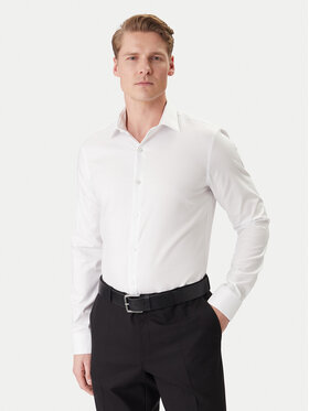 Calvin Klein Calvin Klein Marškiniai LV019EU090 Balta Slim Fit