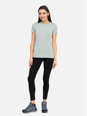Viking Viking T-Shirt Lenta Bamboo Light Lady Zielony Regular Fit