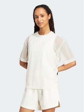 adidas adidas T-Shirt 151623 Biały Loose Fit