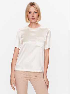 Peserico Peserico Tricou S06808 Écru Regular Fit