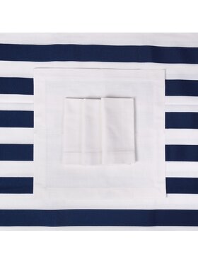 Roseberry Home Roseberry Home Serwetki Red Stripes Biały