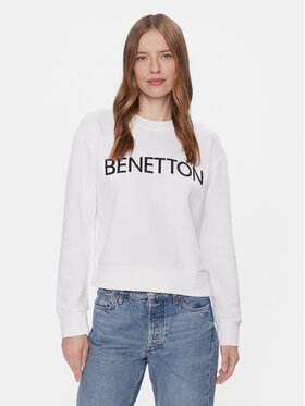 United Colors Of Benetton United Colors Of Benetton Світшот 3J68D1069 Білий Regular Fit