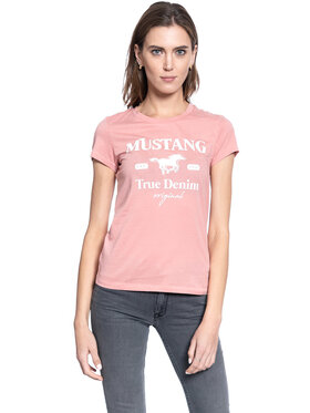 Mustang Mustang T-shirt ALINA C PRINT Rosa Regular Fit
