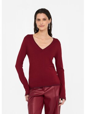 Liu Jo Liu Jo Maglione MF5227MS49I91650 Rosso Slim Fit