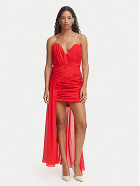 Bardot Bardot Coctailkleid Remalia 60555DB Rot Slim Fit