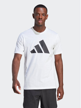 adidas adidas Marškinėliai Train Essentials Feelready Logo Training IM4373 Balta Regular Fit