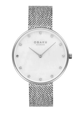 Obaku Obaku Zegarek V288LXCWHC Srebrny