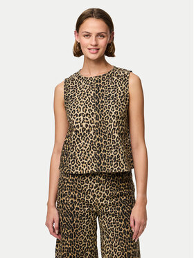 Pieces Pieces Топ Salume 17158200 Коричневий Relaxed Fit