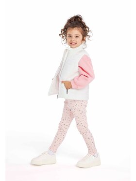 MINOTI MINOTI Kamizelka 14coat 12 Écru Regular Fit