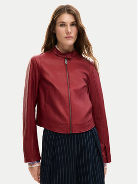 Desigual Desigual Giacca in similpelle Ariel 26SWEW09 Rosso Regular Fit