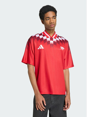 adidas adidas Koszulka techniczna 169231 Czerwony Loose Fit