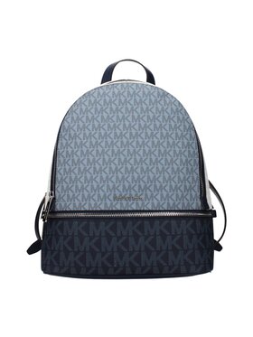 Michael Kors Michael Kors Plecak Blue Fabric Backpack Niebieski jasny