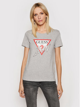 Guess Guess Тишърт Icon W1YI0Y I3Z00 Сив Regular Fit