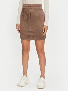 Guess Guess Мини пола Tamara W2BD47 KAUJ2 Кафяв Slim Fit