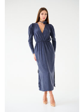 Leimann Leimann Sukienka koktajlowa Victoria Granatowy Feminine Fit