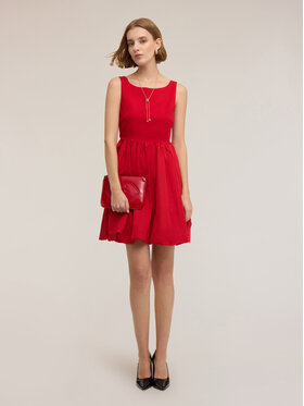 Motivi Motivi Vestito da giorno 7039Q003449N016 Rosso Flared Fit