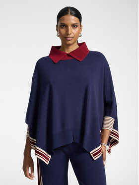Elena Mirò Elena Mirò Sweter S605E003766N0B1 Niebieski Over Fit