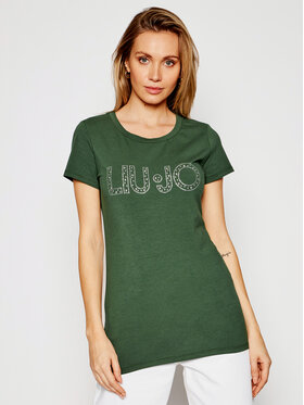 Liu Jo Beachwear Liu Jo Beachwear T-Shirt VA1100 J5003 Πράσινο Regular Fit