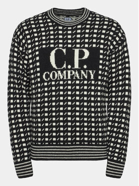 C.P. Company C.P. Company Sveter 15CMKN230 A006634J Čierna Regular Fit