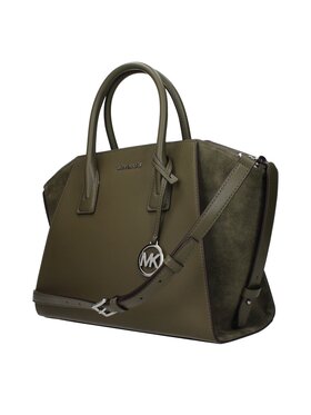 Michael Kors Michael Kors Torebka Green Leather Hand Zielony