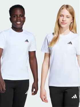 adidas adidas Koszulka techniczna 151771 Biały Regular Fit