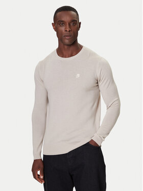 KARL LAGERFELD KARL LAGERFELD Sweter 655000 554399 Beżowy Slim Fit