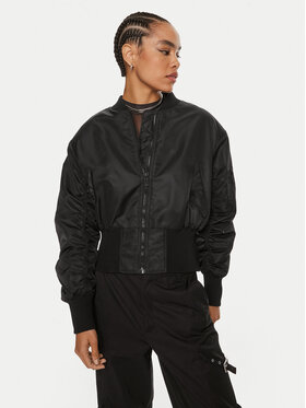 HUGO Hugo Bomberjacke Falynn-1 50517107 Schwarz Relaxed Fit