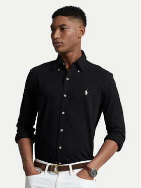 Polo Ralph Lauren Polo Ralph Lauren Cămașă Pique 710654408 Negru Regular Fit