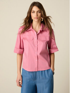 Oltre Oltre Camicia 5074R103205N006 Rosa Boxy Fit