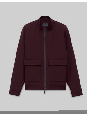 Borgio Borgio Kurtka bomber moretta_bd Bordowy Slim Fit