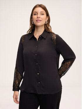 Fiorella Rubino Fiorella Rubino Koszula 5039T001573N033 Czarny Regular Fit