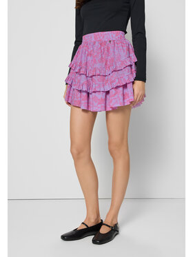 BIZUU BIZUU Spódnica mini OCTAVIA Fioletowy Standard Fit